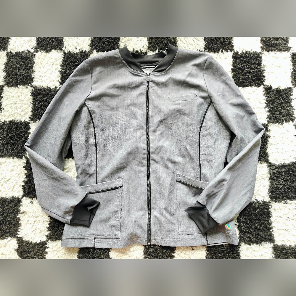 Scrubletics Long sleeve Gray Jacke Scrub